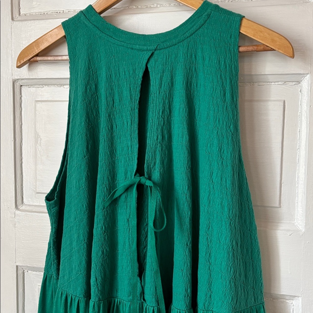 FREE PEOPLE RIGHT ON TIME TIE BACK SLEEVELESS TUNIC - Picture 7 of 11